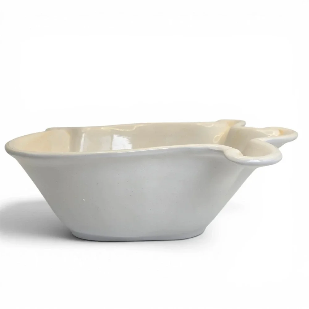 Johanna Parker Large Ghost Nesting Bowl Halloween Transpac Ceramic Serving Bowl